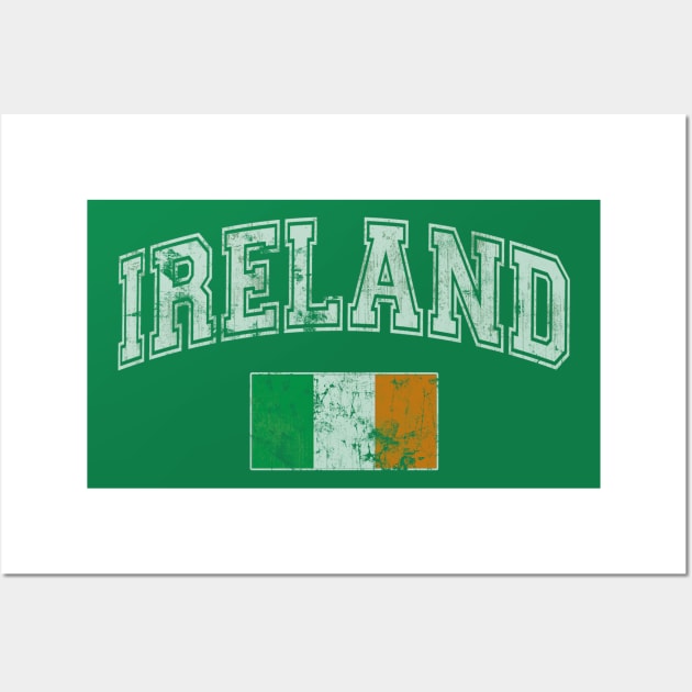 Ireland Flag Irish St Patricks Day Wall Art by E